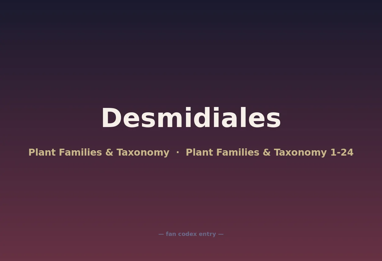 Desmidiales