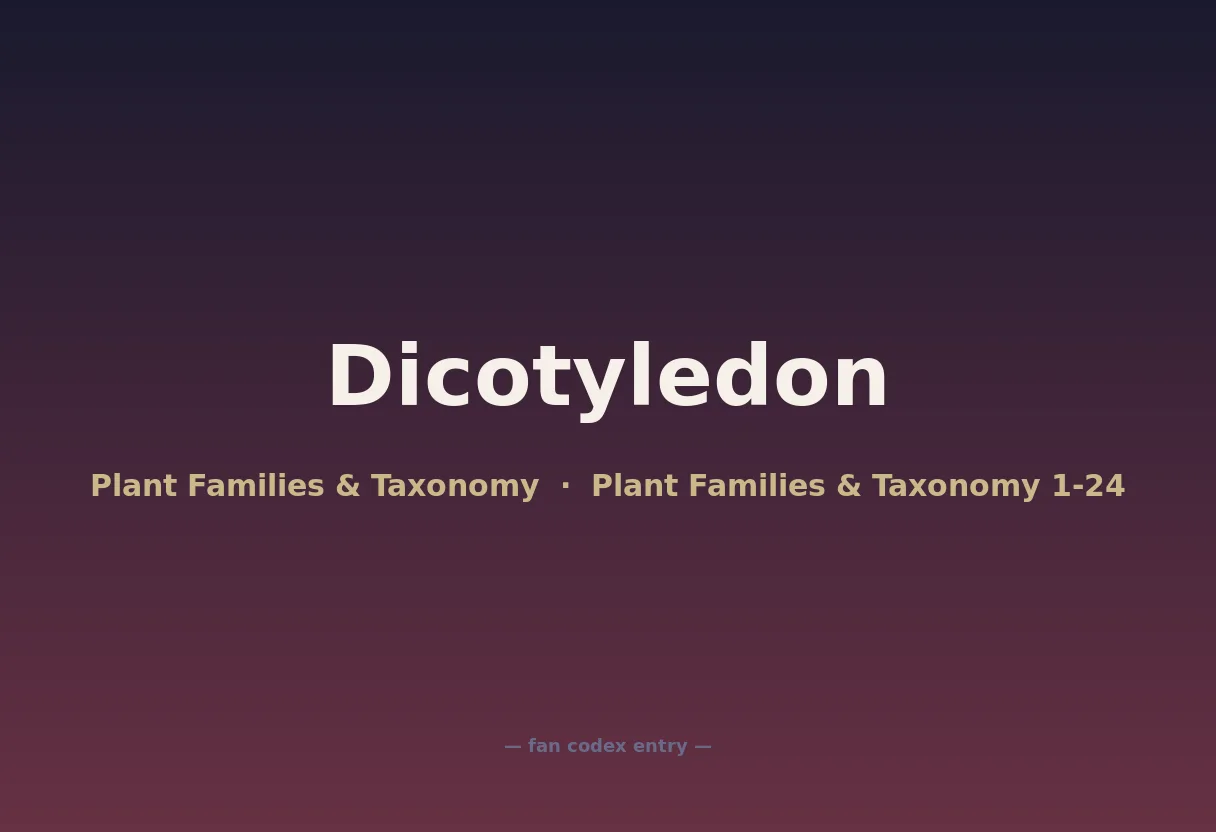 Dicotyledon