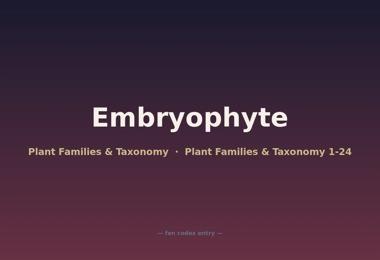 Embryophyte