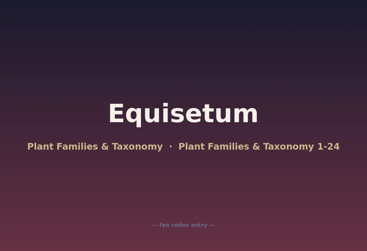 Equisetum
