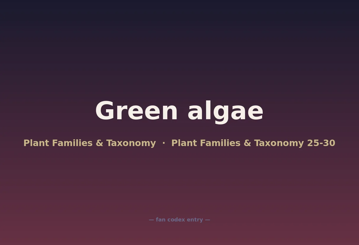 Green algae