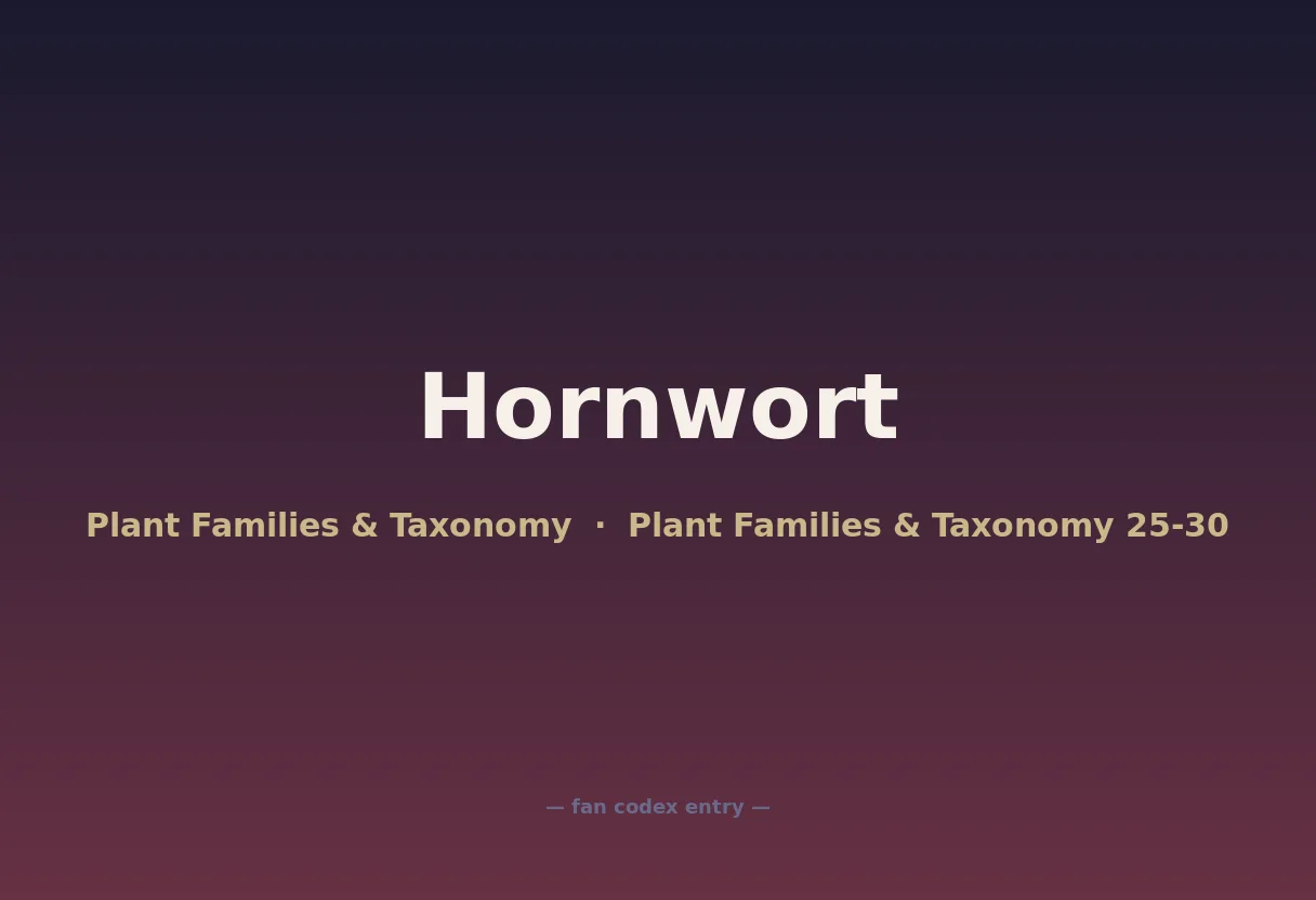 Hornwort